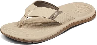 REEF Santa Ana Men's Flip Flop, Arch Support, Water Friendly, Non Marking Outsole