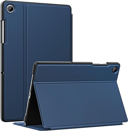 MoKo Case for Samsung Galaxy Tab A9 Plus 11-Inch 2023, Multi-Angle Viewing Slim Hard Back Shell Protective Cover Case with Auto Wake/Sleep for Galaxy Tab A9  Tablet SM-X210/SM-X216/SM-X218, Navy Blue