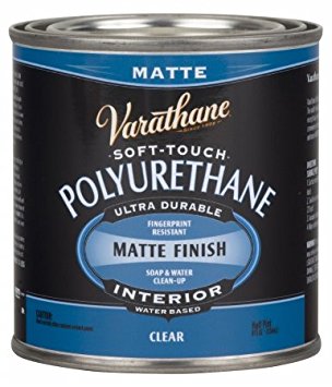 Varathane 262075 Half Pint Clear Matte Finish Soft Touch Polyurethane