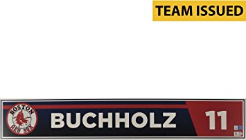 Clay Buchholz Boston Red Sox Team-Issued #11 Nameplate September 7, 2016 Vs San Diego Padres - Game Used MLB Stadium Equipment