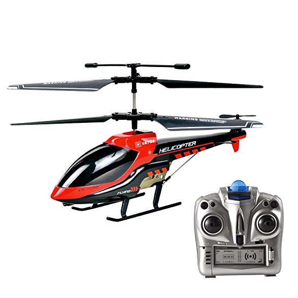 RC Helicopter,Vatos Remote Control Helicopter Indoor 3.5 Channels Hobby Mini RC Flying Helicopter 2 Blades Replace Included RC Plane Toy Gift for Kids Crash Resistance Consistent，Built-in Gyro