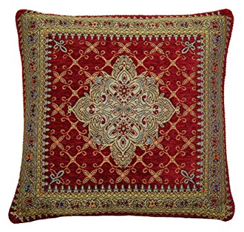 Marrakech Burgundy Cushion Cover 45x45cm (18inch)