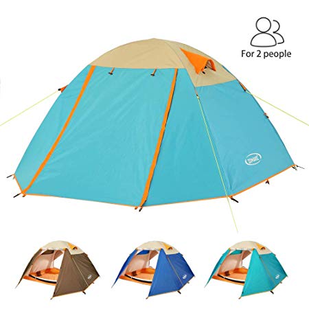 ZOMAKE Lightweight Backpacking Tent 2 Person - 4 Season Waterproof Camping Tent