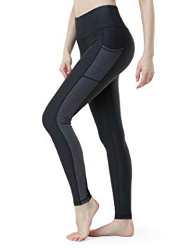 Tesla Yoga Pants Mid-Waist Leggings w Hidden Pocket FYP51/FYP41