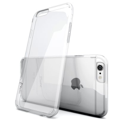 iPhone 6 Plus Case Enther Ultimate Cushion Slim Scratch  Dust Proof Hybrid Transparent Clear Case with Shock Absorb Trim Bumper for iPhone 6 6s Plus
