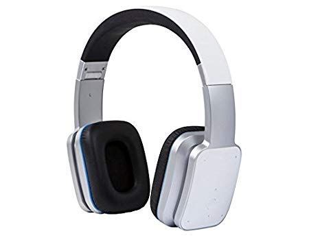 Bluetooth® On-the-Ear Headphones with aptX®, NFC, and Built-in Microphone- White