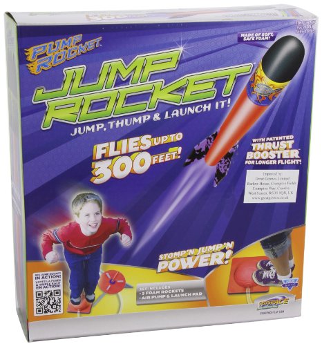 Original Geospace Jump Rocket - Launcher and 3 Rocket Set