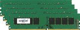 Crucial 32GB Kit 8GBx4 DDR4-2133 PC4-17000 DR x8 Unbuffered DIMM 288-Pin Desktop Memory CT4K8G4DFD8213  CT4C8G4DFD8213