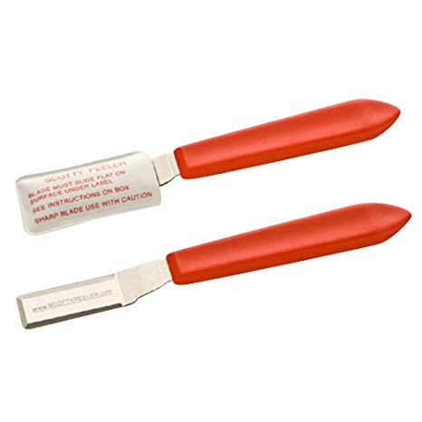 Scotty Peeler Label & Sticker Remover - SP-2 Metal Blade with Protective Cover (Set of 2) Home & Kitchen