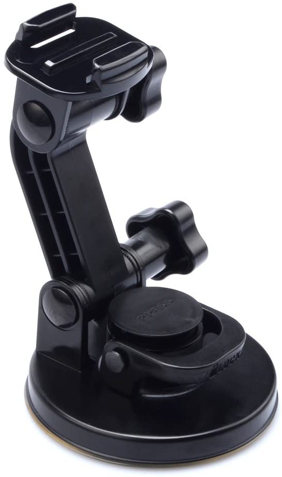 Suptig Suction Cup Mount Compatible for Gopro Hero 9 Hero 8 Hero 7 Hero 6 Hero 5 Hero 4 Hero 3  Hero 3 Hero 2 Gopro Max Hero  Hero Session And Other Action Cameras (Black)
