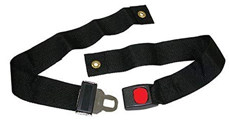 HEALTHLINE Wheelchair Strap Seat Belt, Wheelchair Safety Harness, Auto Style Belt with Metal Buckle up to 48