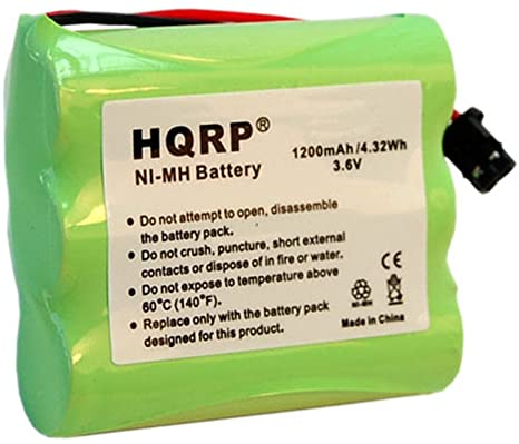 HQRP Cordless Phone Battery Compatible with Uniden BT-1006 / BT1006 Replacement/Extended/High-Capacity