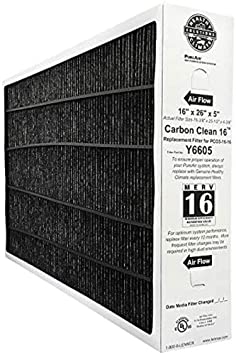 Lennox Y6605 16 x 26 x 5 Inch MERV 16 Efficient Air Filter Replacement for PureAir PCO3-16-16 Air Purifier Cleaner Purification Systems