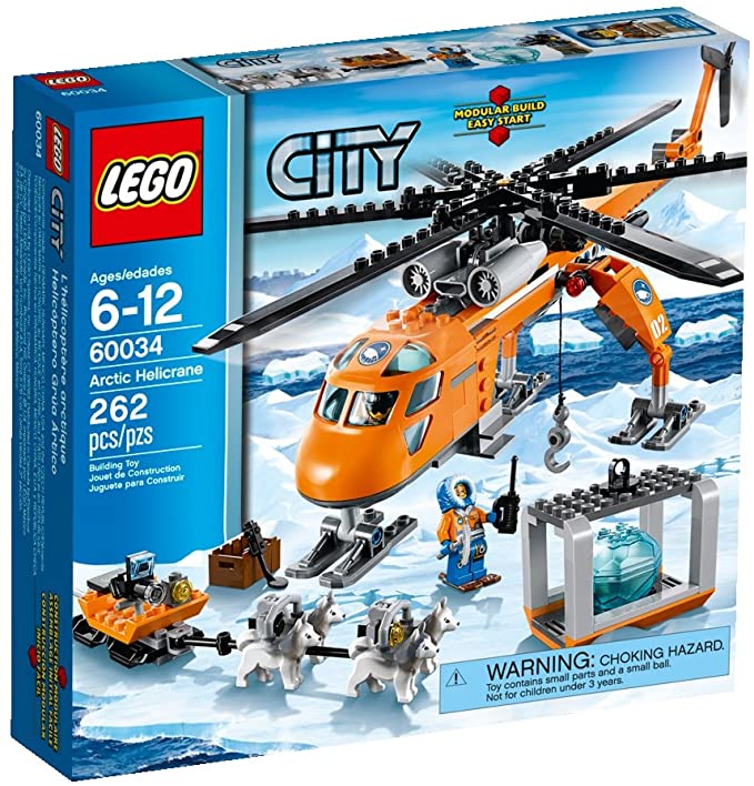 LEGO City Arctic Helicrane 60034 Building Toy (Discontinued by manufacturer)