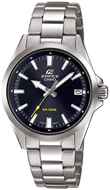 Casio Edifice Unisex Analogue Watch EFV-110D with Stainless Steel Strap