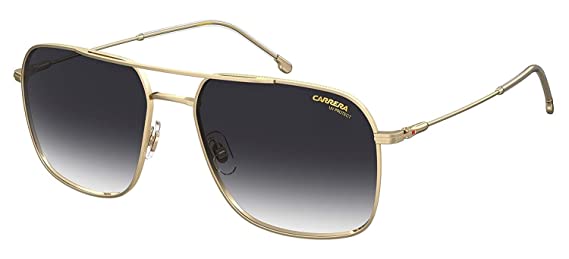 Carrera Non-Polarized Square Male's Sunglasses 247/S 2F7 589O| Gold color