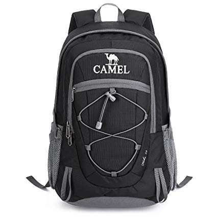 Camel 30L Lightweight Hiking Backpack Outdoor Trekking Durable Travel Daypack