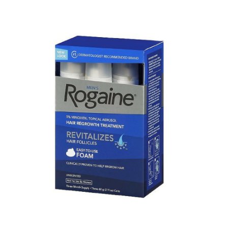Men's Rogaine Foam-Rogaine Hair Regrowth Treatment, 6/2.11 oz. cans (6 Month Supply)