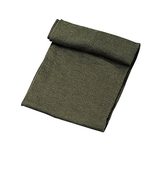 G.I. Olive Drab Wool Scarf, One Size