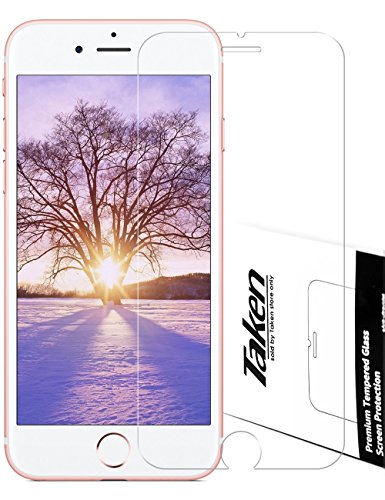 Taken Iphone 7 Screen Protector - Iphone 7 Tempered Glass 4.7 Ultra Clear HD Easy to Install
