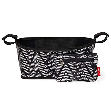 Skip Hop Stroller Organizer with Cup Holders, Grab & Go, Zig Zag Zebra