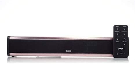 AccuVoice AV203 Sound Bar TV Speaker with Hearing Aid Technology, Six Levels of Voice Boost - 30-Day Home Trial (Rose Gold)