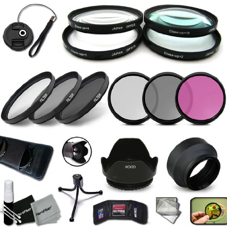 PRO 67MM Lens Filters  67mm Lens Hood KIT including 67mm Close-up Macro Filters 1 2 4 10  67mm HD filters UV CPL FLD  67mm ND Filters ND2 ND4 ND8  67mm Hard  Soft Lens Hood  MORE