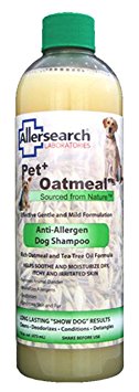 Allersearch Laboratories Pet Plus Oatmeal Anti-Allergen Dog Shampoo