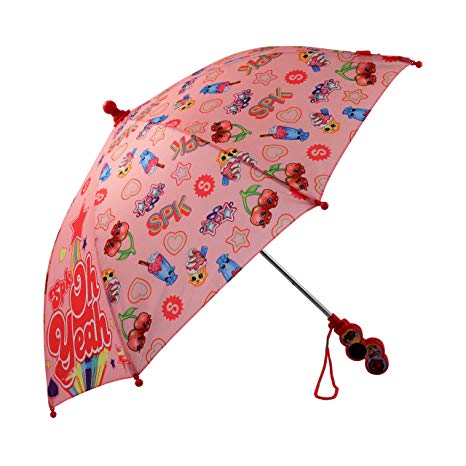 Shopkins Girls' Little Assorted Character Rainwear Umbrella