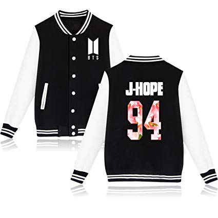 Dolpind Kpop BTS New Logo Jacket Bangtan Boys Unisex Baseball Jacket JIN SUGA Jimin V