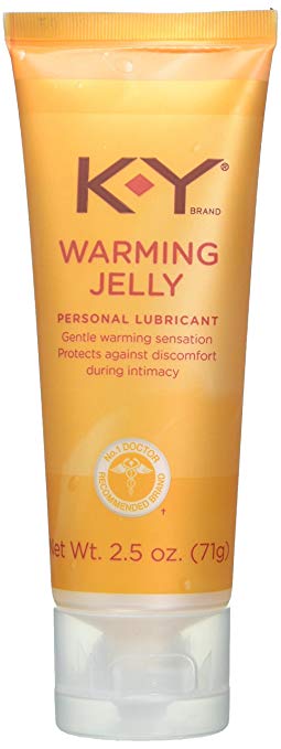 K-Y Warming Jelly Personal Lubricant, 2.5 Ounce