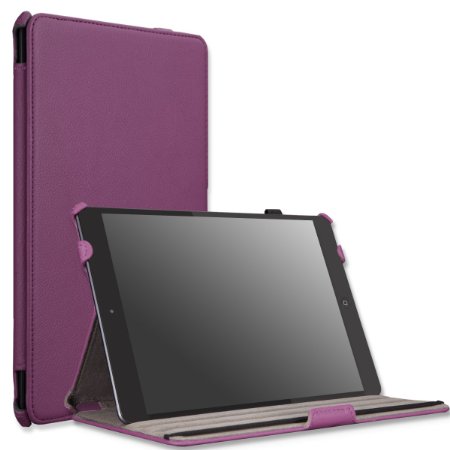 MoKo Apple iPad Air Cover Case - Slim-Fit Case with Stand for iPad Air / iPad 5 (5th Gen) Tablet, PURPLE (With Auto Wake / Sleep, Not fit iPad Air 2)