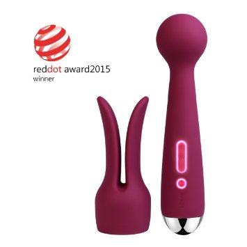 SVAKOM Emma 100% Waterproof Powerful Ultra-long Battery Rabbit Vibrator with Heating Mode. (Emma-Violet)