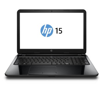 HP Black 15.6" 15-f085wm Laptop PC Bundle with AMD Quad-Core A4-5000 APU Processor, 4GB Memory, Touchscreen, 500GB Hard Drive and Windows 8.1