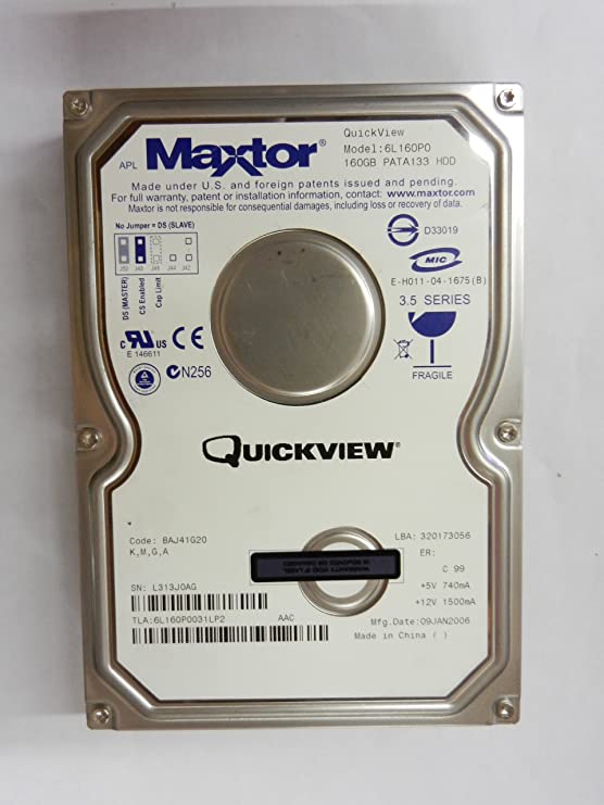 Maxtor 160GB UDMA/133 7200RPM 8MB IDE Hard Drive