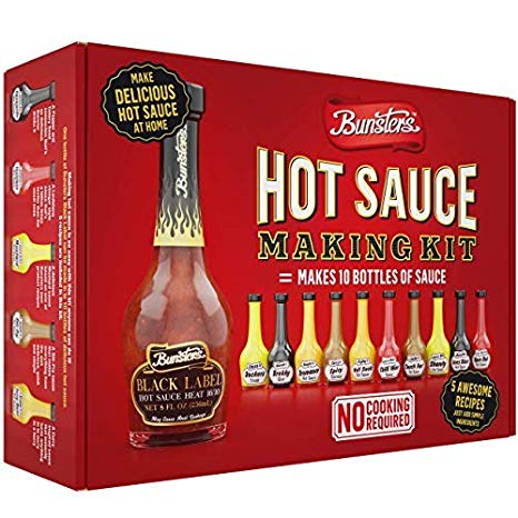 BUNSTERS Hot Sauce Making Kit | Just pour and shake (No cooking) | Great gift