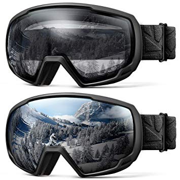 OutdoorMaster Kids Ski Goggles - Helmet Compatible Snow Goggles Boys & Girls 100% UV Protection