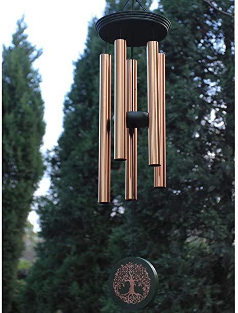 Wind Chimes Outdoor Large Deep Tone,36 Inch Windchimes Outdoor in Memory of Loved One Engraved Tree of Life,Memorial Wind Chimes Outdoor Sympathy Gift for Father Mother Family,Garden Decor Wind Chime