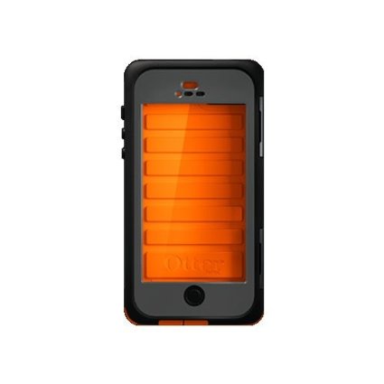 OtterBox Armor Series Waterproof Case for iPhone 5 - Retail Packaging - Orange (Discontinued by Manufacturer)