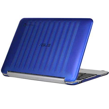iPearl mCover Hard Shell Case for 10.1-inch ASUS Chromebook Flip C100PA Series Laptop (Blue)