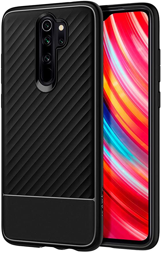 Spigen Core Armor, Compatible for Redmi Note 8 Pro Case, Core Protection Flexible TPU Case for Xiaomi Redmi Note 8 Pro - Matte Black