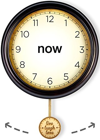 Now Clock: The Time is Now - The Ultimate Meditation, Mindfulness and Yoga Gift - Be Here Now
