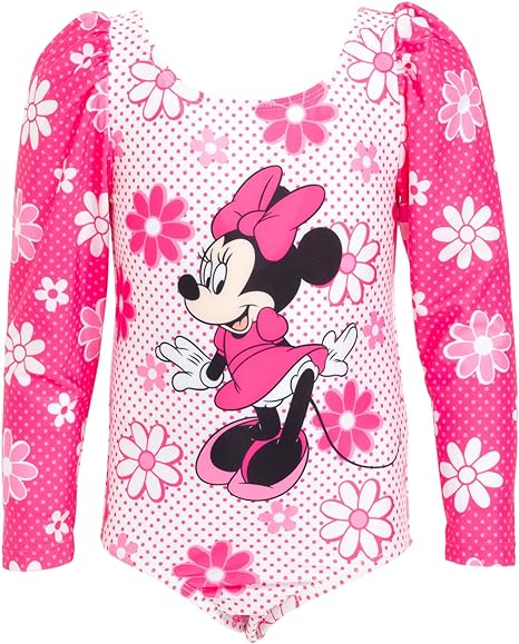 Disney Minnie Mouse Girls One Piece Bathing Suit Toddler to Big Kid