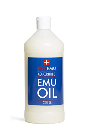 PRO EMU OIL (32 oz) All Natural Emu Oil - AEA Certified - Made In USA Best All Natural Oil for Face, Skin, Hair and Nails.