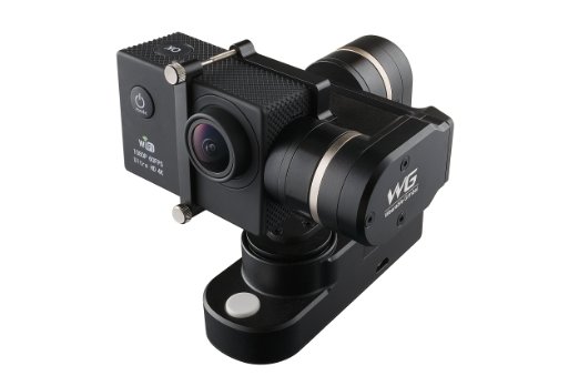 GVB GVB-WG 4k Wide Angle Action Camera & Feiyu WG Wearable Gimbal Bundle (Black)