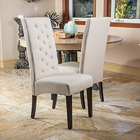 Christopher Knight Home Darby Natural Linen Dining Chair (Set of 2)