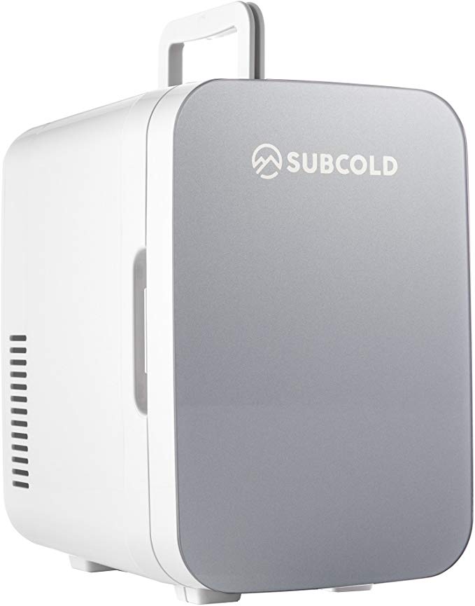 Subcold Ultra 10 Mini Fridge Cooler & Warmer | 10L capacity | Compact, Portable and Quiet | AC DC Power Compatibility (Grey)