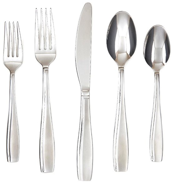 Farberware 45-Piece Allspice Sand Flatware Set