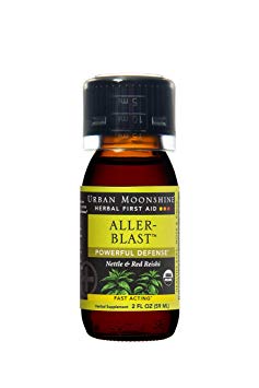 Urban Moonshine Aller Blast | Organic Herbal First Aid Supplement with Nettle & Red Reishi | Fast-Acting Powerful Defense | 2 FL OZ (Pack of 1)