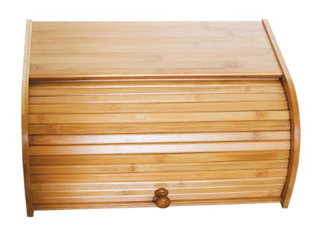 Lipper International Bamboo Rolltop Bread Box